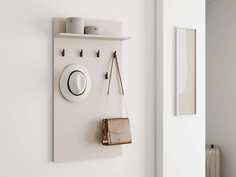 Home affaire Garderobenpaneel "Arran, Wandregal Wandpaneel, Wandgarderobe p günstig online kaufen