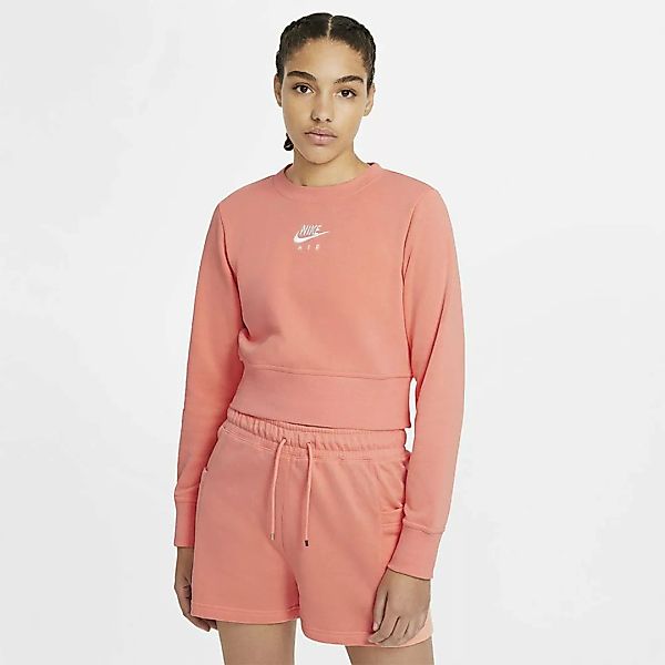 Nike Sportswear Air Crew Sweatshirt L Crimson Bliss / White günstig online kaufen