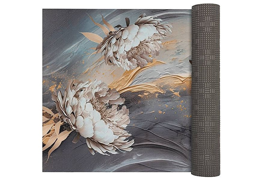 ANRO Küchenläufer LUIGI Pfingstrose pflegeleicht hochwertig Flurläufer Küch günstig online kaufen