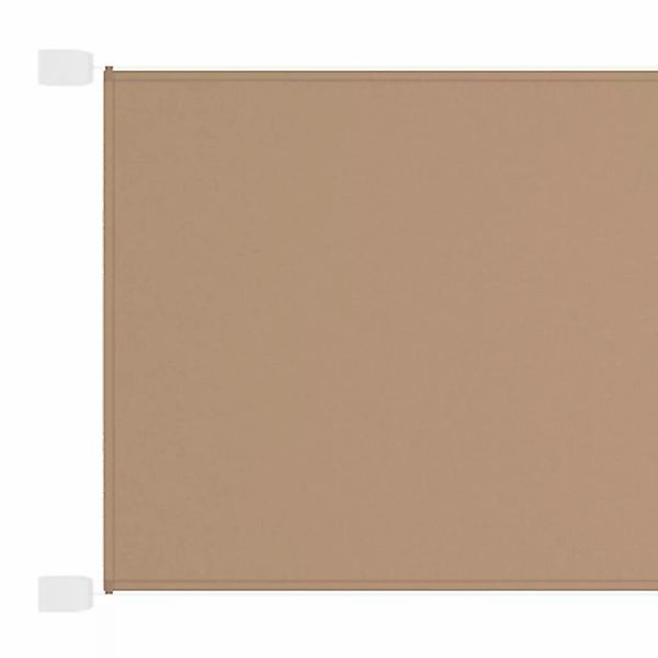 Vidaxl Senkrechtmarkise Taupe 60x800 Cm Oxford-gewebe günstig online kaufen