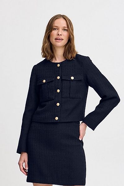 b.young Langarmbluse BYEPIA modischer Blazer günstig online kaufen