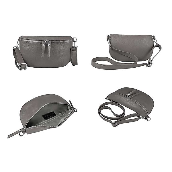 ITALYSHOP24 Bauchtasche Damen Leder Gürteltasche Hüfttasche günstig online kaufen