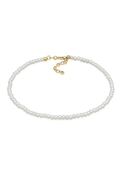 Elli Fußkette Perlen Synthetisch Klassik Basic günstig online kaufen