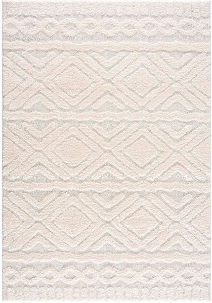 my home Hochflor-Teppich "Andro" rechteckig 20 mm Höhe Boho Scandic Stil, w günstig online kaufen