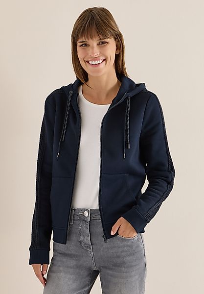 CECIL Sweatjacke mit Kapuze mit Tunnelzugband günstig online kaufen