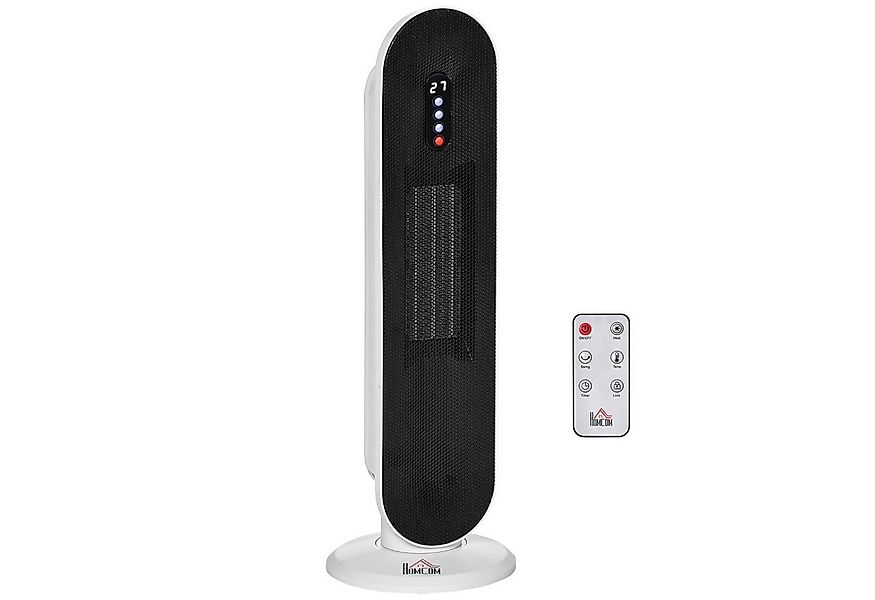 HOMCOM Heizlüfter Heizgerät, Elektroheizer Keramik Heizturm mit Fernbedienu günstig online kaufen
