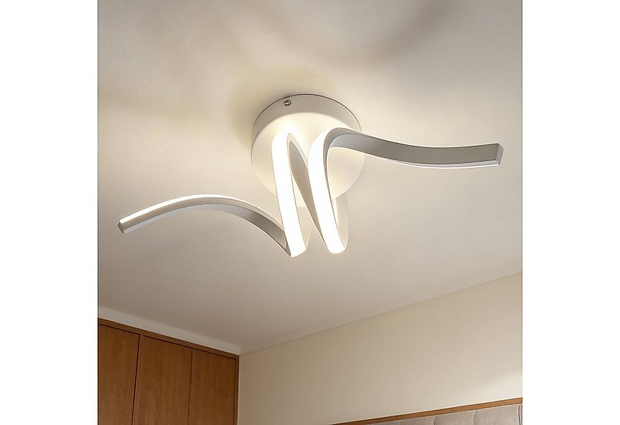 ZMH LED Deckenleuchte Wohnzimmer 3 Blatten verflochten 25/34/40CM Modern fü günstig online kaufen