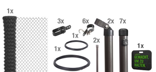 Alberts Maschendrahtzaun Höhe: 80 - 200 cm, Gesamtlänge: 15 - 100 m, zum Ei günstig online kaufen