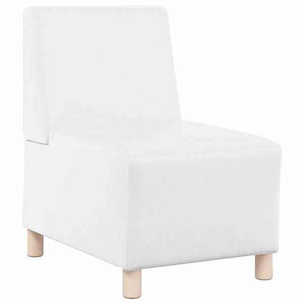 vidaXL Sofa Sessel Weiß 55 cm Kunstleder günstig online kaufen