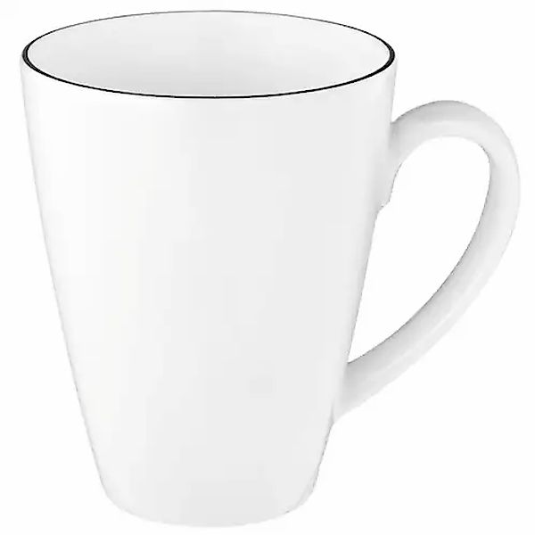 Seltmann Weiden Becher »Lido Black Line«, (1 tlg.), Becher mit Henkel Tambe günstig online kaufen