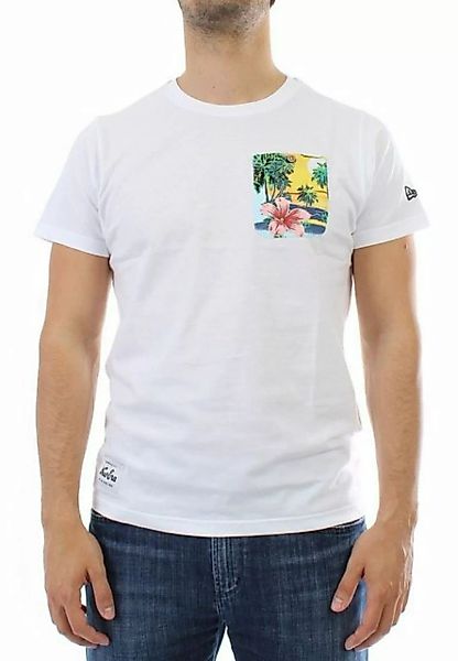New Era T-Shirt New Era T-Shirt Men - ISLAND POCKET - White günstig online kaufen