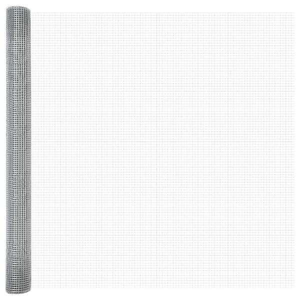 vidaXL Geschweißter Drahtzaun Silber 1,6 x 10 m 42004905 günstig online kaufen