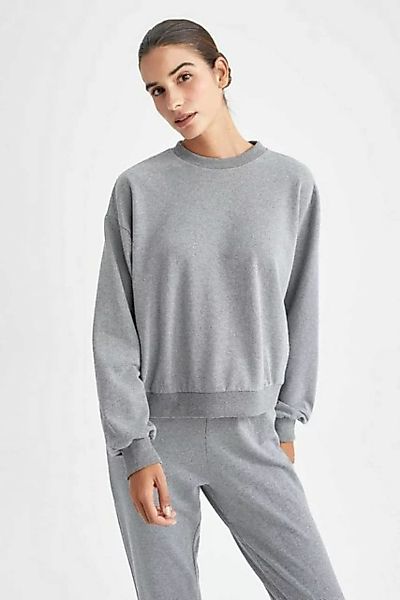 DeFacto Sweatshirt Damen Sweatshirt REGULAR FIT günstig online kaufen