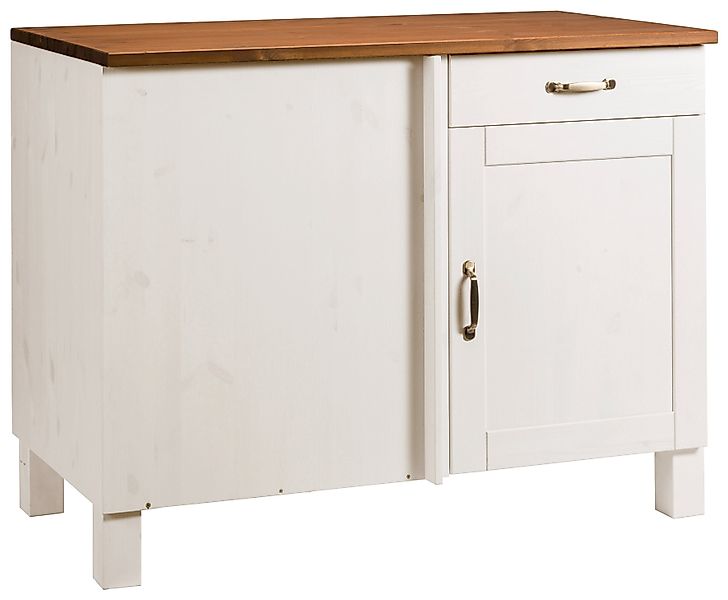 Home affaire Eckunterschrank "Alby" Breite 110 cm, 1 Tür und 1 Schublade günstig online kaufen