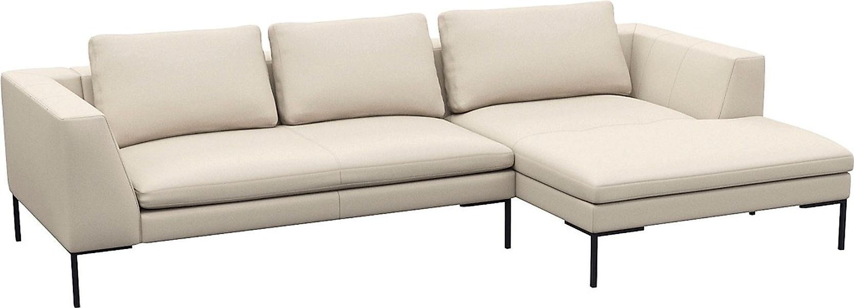 FLEXLUX Ecksofa »Loano, toller Sitzkomfort, L-Form«, modernes Sofa, frei im günstig online kaufen