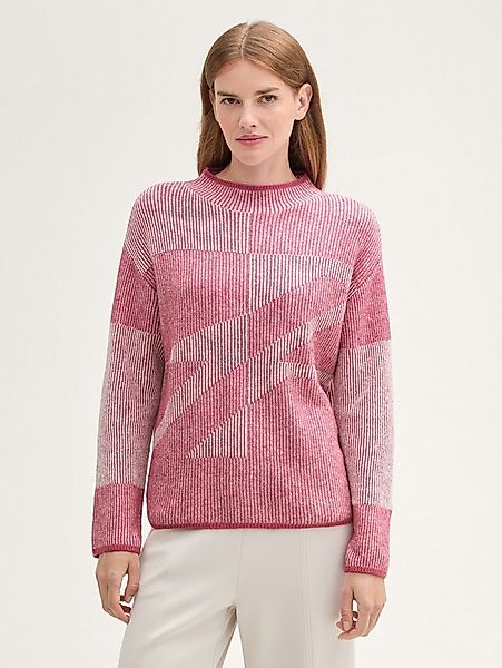 TOM TAILOR Strickpullover Pullover & Strickjacken Loose Fit Ripp Strickpull günstig online kaufen
