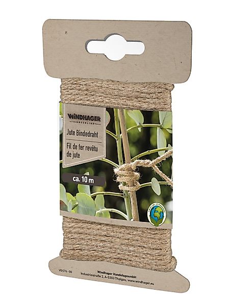 Windhager Rankhilfe Windhager Jute Bindedraht 10 günstig online kaufen