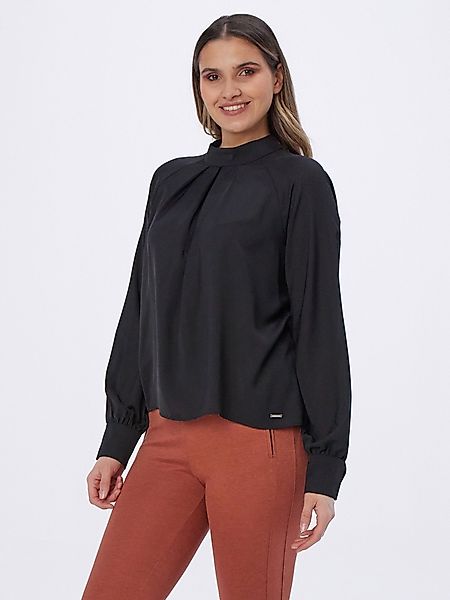 Georg Stiels Blusenshirt Langarmbluse figurumspielend mit günstig online kaufen
