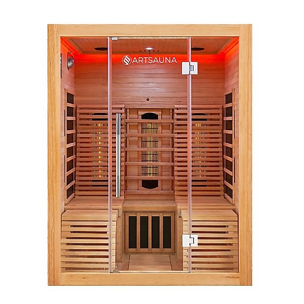 Artsauna Infrarotkabine Wärmekabine Helsinki 150 mit Dual Technologie und H günstig online kaufen