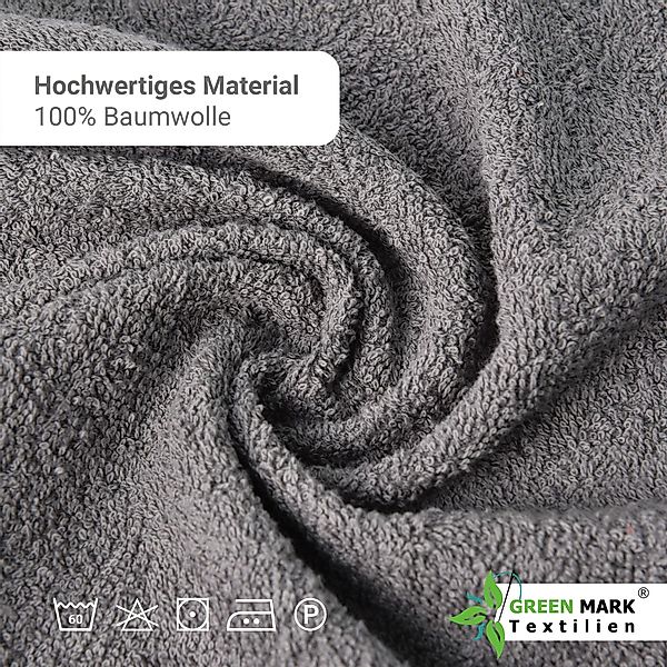 NatureMark Handtücher 8er-Sparpack Handtücher 50x100cm, 100% günstig online kaufen