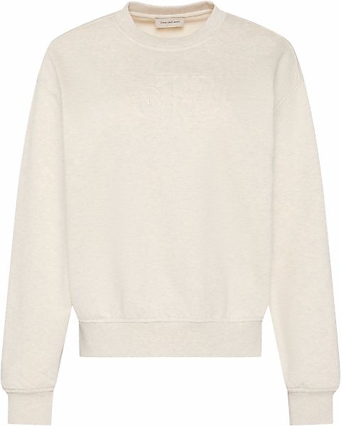 Calvin Klein Jeans Sweater "EMBOSSED MONOLOGO", Regular fit mit Rundhalsaus günstig online kaufen