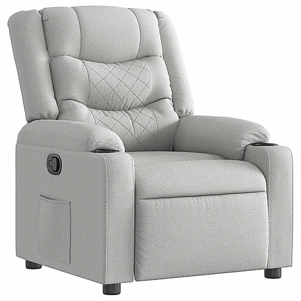 vidaXL Sessel Relaxsessel Wolkengrau Stoff (1-St) günstig online kaufen