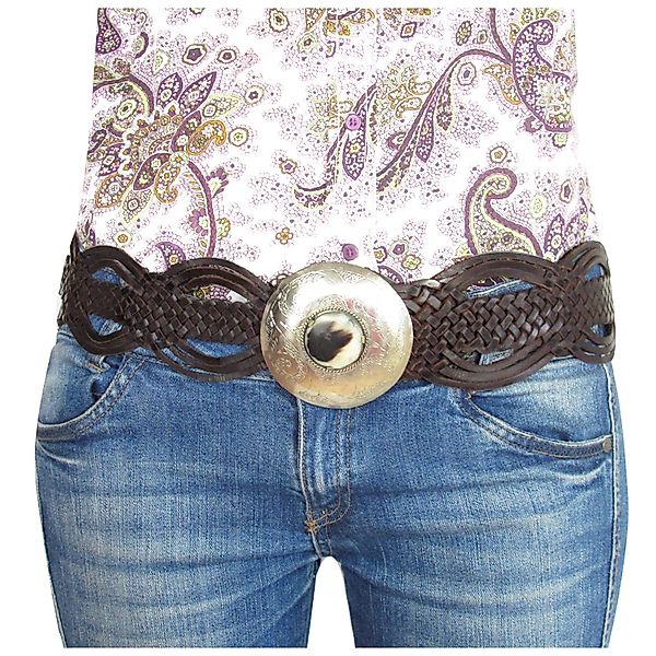 ALMADIH Taillengürtel Leder Damen Ledergürtel Hüftgürtel günstig online kaufen
