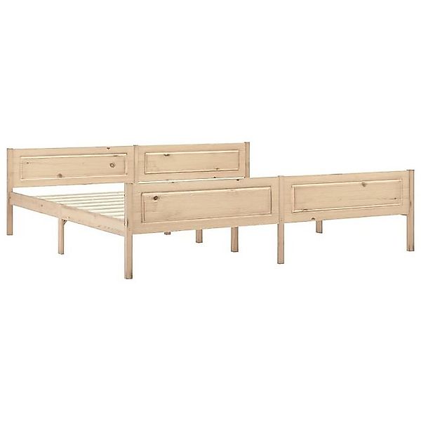 vidaXL Bettgestell, Massivholzbett Kiefer 200x200 cm günstig online kaufen