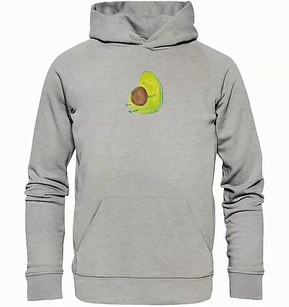 Mr. & Mrs. Panda Hoodie Größe XL Avocado Pfeifen - Heather Grey - Geschenk, günstig online kaufen