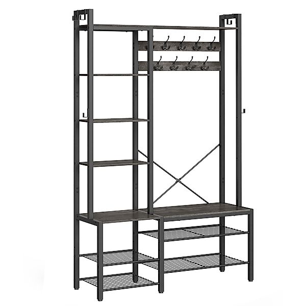 VASAGLE Garderobenständer Garderobe, Garderobenständer 190 cm günstig online kaufen