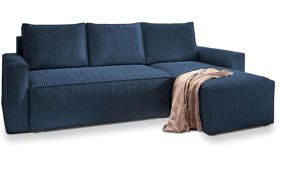 MASSENO Ecksofa mit Schlaffunktion Potaro ¦ blau ¦ Maße (cm): B: 230 H: 85 günstig online kaufen
