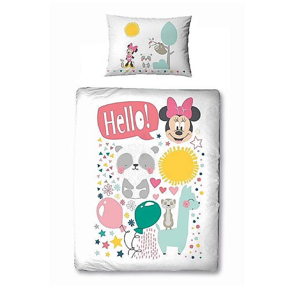Familando Babybettwäsche Disney Minnie Mouse "Tierparty" günstig online kaufen