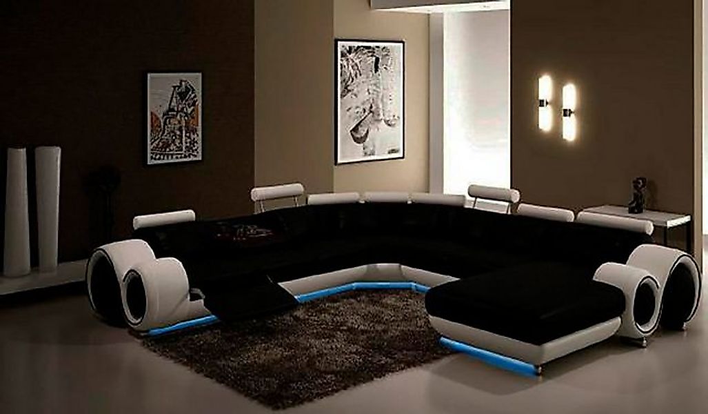 JVmoebel Ecksofa Leder Sofa Couch xxl wohnlandschaft ledercouch big sofa xx günstig online kaufen