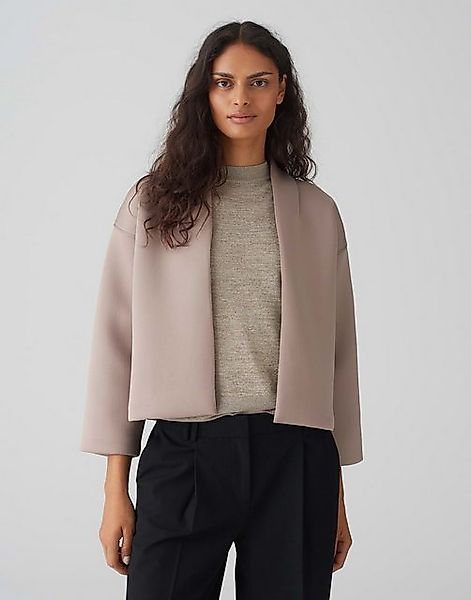 OPUS Sweatjacke Gertoni gerader Schnitt cropped Länge Scuba günstig online kaufen