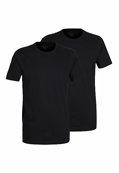 bugatti T-Shirt "Bari", (Packung, 2 tlg., 2), mit Rundhals-Ausschnitt, Kurz günstig online kaufen