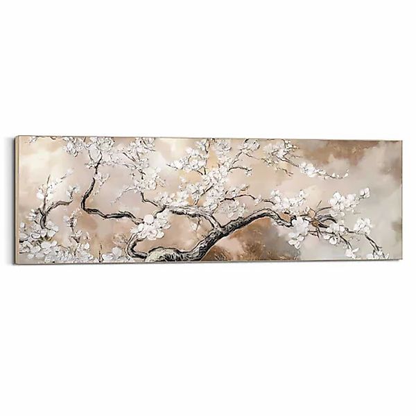 Reinders! Wandbild »Baum mit Blüte« Wohnzimmer - Beige - MDF - Blumen und P günstig online kaufen