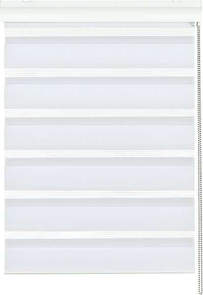 Gardinia Doppelrollo 120 cm x 160 cm Weiß günstig online kaufen