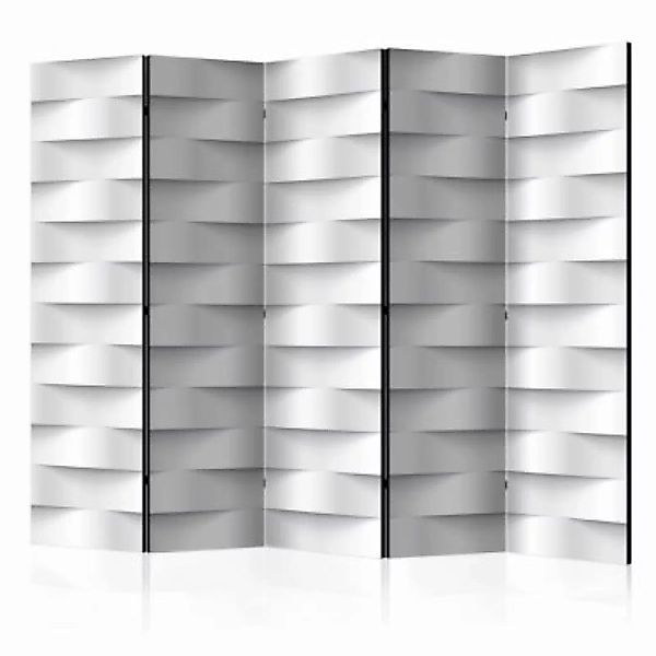 artgeist Paravent White Illusion II [Room Dividers] grau Gr. 225 x 172 günstig online kaufen