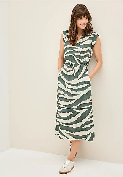 Gemustertes Volant-Kleid günstig online kaufen