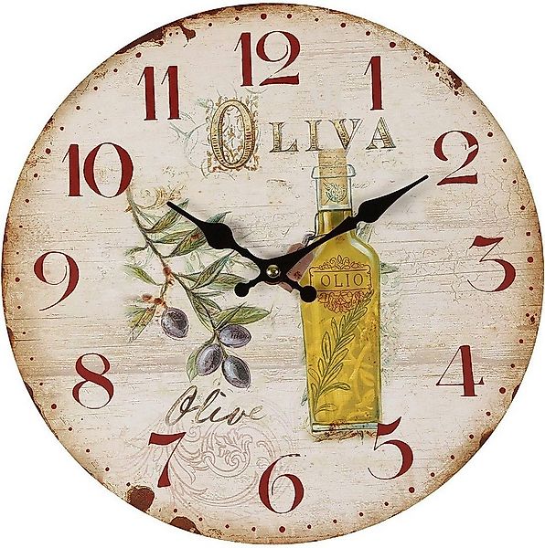 Ambiente Haus Wanduhr Oliva Wanduhr 28cm günstig online kaufen