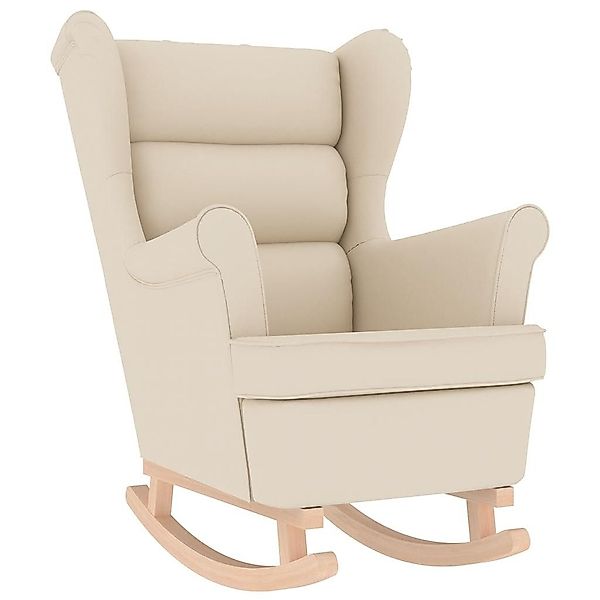 vidaXL Sessel Schaukelsessel Weiß 74x90x102 cm günstig online kaufen