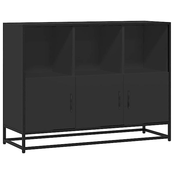 vidaXL Sideboard Sideboard Schwarz 100x35x76 cm günstig online kaufen