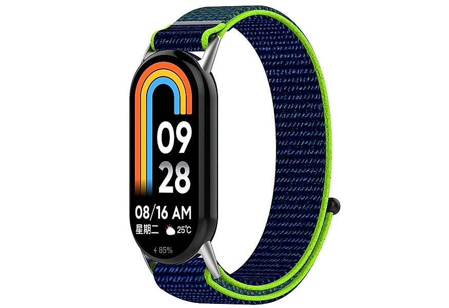 Wigento Smartwatch-Armband Für Xiaomi Smart Band 10 / 9 / 9 NFC Design Nylo günstig online kaufen