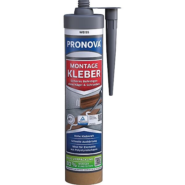 Pronova Montage-Kleber Eco 405 g Weiß günstig online kaufen