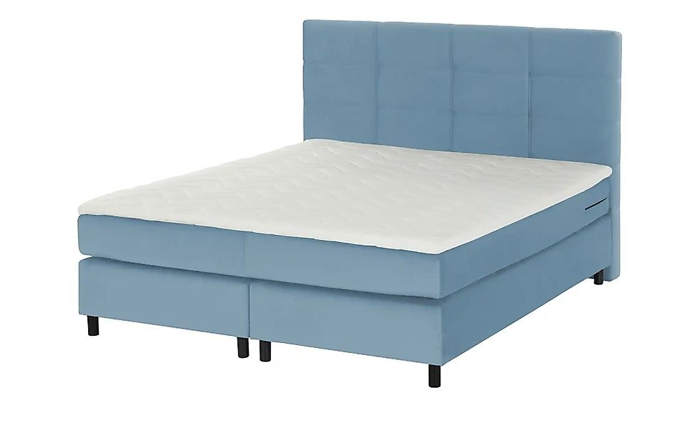 Boxspringbett  Wind ¦ blau ¦ Maße (cm): B: 160 H: 152 Betten > Boxspringbet günstig online kaufen