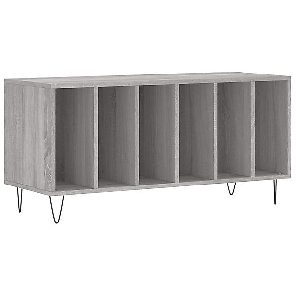 vidaXL Media-Regal Plattenschrank Grau Sonoma 100x38x48 günstig online kaufen