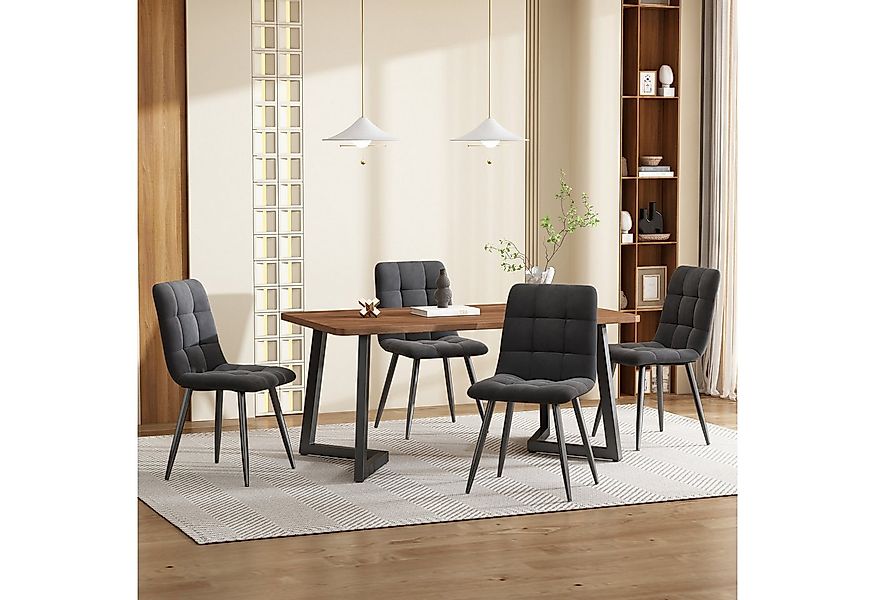 Flieks Essgruppe, (5-tlg), Esstisch mit 4 Stühlen Set Küchetisch Esszimmers günstig online kaufen