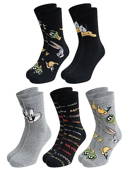 United Labels® Socken Looney Tunes Socken Sneaker Strümpfe (5er Pack) 40-45 günstig online kaufen