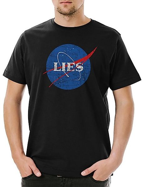 Urban Backwoods Print-Shirt Flat Earth III Herren T-Shirt Society Symbol Si günstig online kaufen