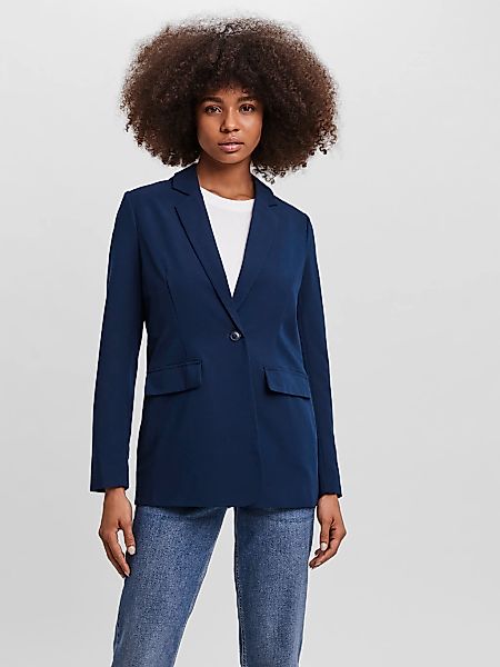 Vero Moda Longblazer "VMZELDA LS LOOSE BLAZER NOOS" lässige Form, 1-Knopf V günstig online kaufen